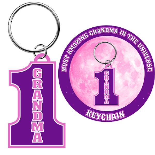 No #1 Grandma Keychain