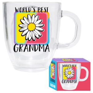 Worlds Best Grandma Glass Mug