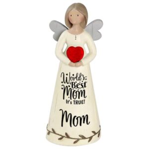 Worlds Best Mom Angel Figurine