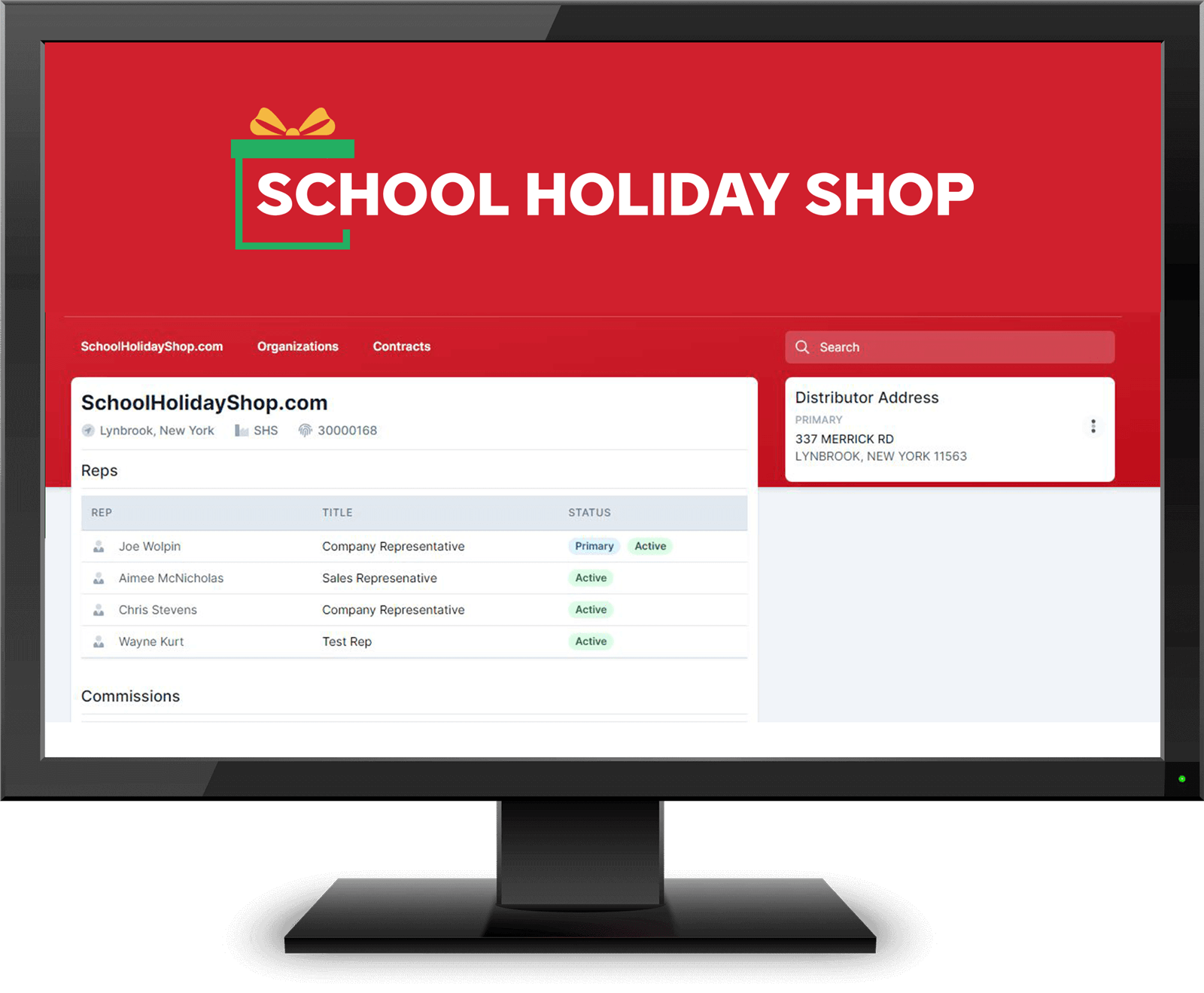 School Holiday Shop Portal