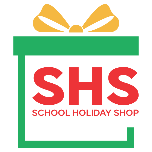 School Holiday Shop Logo Square Colored