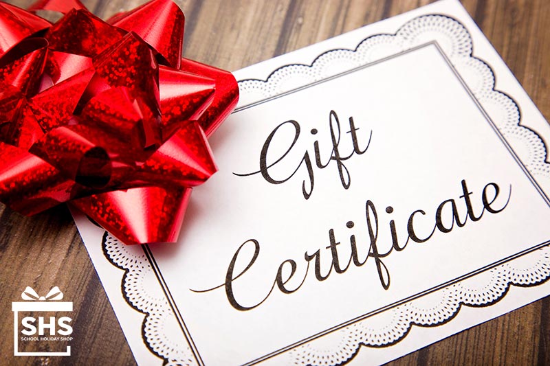 SHS Gift certificates
