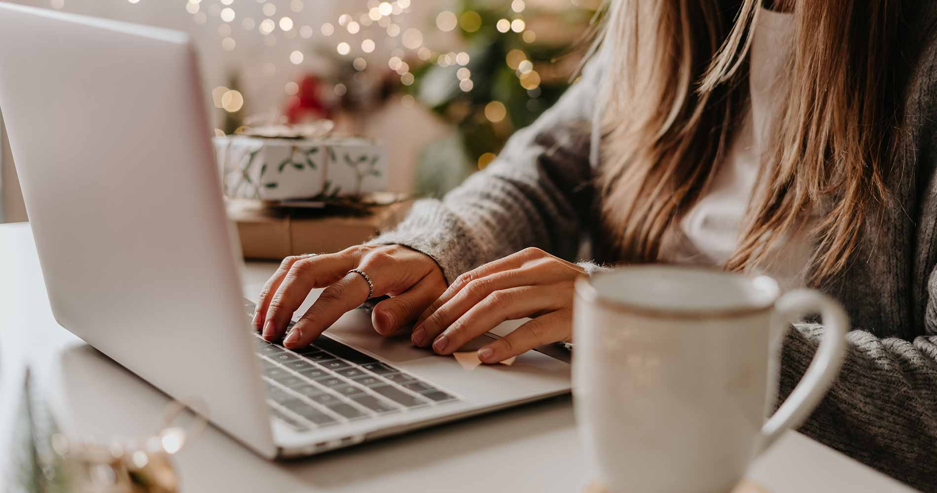 Woman at laptop