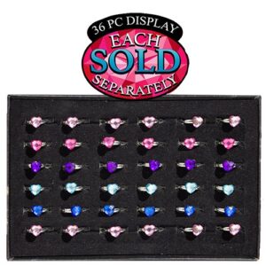 Showcase a collection of 36 distinct heart-shaped earrings in your fundraising catalog. Each pair is available for individual purchase, as indicated on the label. Perfect for holiday fundraisers, allowing your school or organization to raise considerable funds effectively and efficiently.