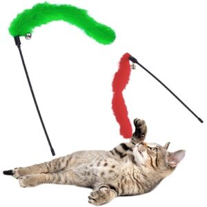 Experience the joy of our delightful Cat & Feather Wand Toy, featured in our fundraising catalog. This charming product depicts a fun-loving cat delightfully playing on its back, skillfully batting at a vibrant green feather toy that's gracefully attached to a wand. It's sure to become an anticipated highlight of any holiday fundraiser offered by schools and organizations. Add it to your fundraising repertoire today!