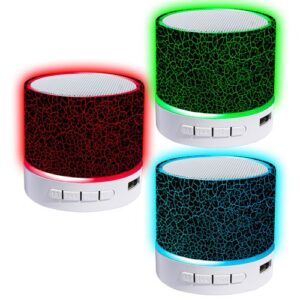 Boost your fundraising efforts with our fantastic array of portable wireless speakers, brilliantly illuminated with LED lighting in festive holiday-red, vibrant-green and vivid-blue hues. Showcase these premium sound gadgets in your catalog to help your school or organization reach its financial goals through an engaging holiday fundraiser.