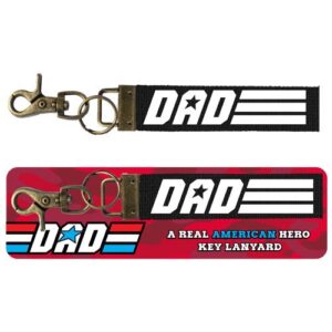 Introduce our "Fatherhood Special" key lanyards in your next holiday fundraising event. These exclusive lanyards from our Fundraising Catalog come in a set of two. The first one features sleek design with the warm caption "Dad," while the second one stands out with a bold label, reading "A Real American Hero." Crafted purely for saluting all those superhero dads out there, these key lanyards hold powerful selling potential to boost your fundraising goals.