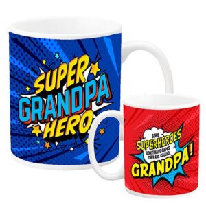 Check out our latest fundraising catalog for schools and organizations! Featured prominently are two novelty mugs, each carrying an exciting superhero-themed design. These lifelong keepsakes brilliantly celebrate the cherished role of a grandpa – perfect for those holiday fundraisers. Raise funds with style and sentiment this festive season!