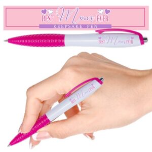 Showcase heartfelt sentiments with our "best mom ever" pink pen, presented as a treasured keepsake gift in our fundraising catalog. Ideal for holiday fundraisers, this item offers schools and organizations an affectionate product sure to drive contributions. Each fundraiser is not only an opportunity to raise funds but also serves as a channel for people to express their love and appreciation towards mothers using this distinctive keepsake pen.