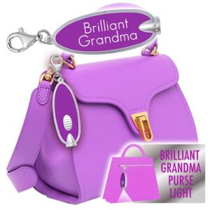 Presenting our uniquely stylish Purple Purse, accentuated with a petite LED light accessory. Dubbed as the "Brilliant Grandma Purse Light," this item is sure to be an excellent choice for your school or organization's holiday fundraising efforts. It’s not just a purse; it comes designed with thoughtfulness and functionality in mind - perfect for evening searches and after-dark rummages inside your bag. Its unique blend of style and practicality makes it an attractive purchase that will significantly contribute to your fundraising goals. Raise funds effectively this festive season with our "Brilliant Grandma Purse Light," available exclusively in our fundraising catalogs!