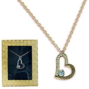 Showcase your support with our Heart-Shaped Pendant Necklace - featuring a charming 'b' accent. This tastefully elegant piece is showcased next to its premium packaging in our fundraising catalog, perfect for your holiday fundraising endeavors. Raise funds while promoting love and unity with this exclusive item!