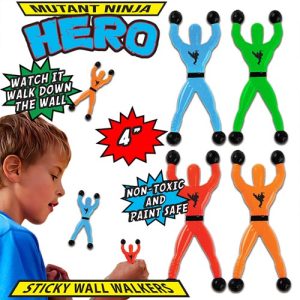 Unleash the Fun this Holiday Season with Our Ninja Wall Climbers! Looking to add excitement to your school's or organization's holiday fundraiser? Look no further! Our exclusive, colorful Ninja Wall Climbers are a captivating addition to any fundraising catalog. Kids and adults alike will be thrilled as these playful ninjas "watch it walk down the wall," turning ordinary surfaces into action-packed arenas. Key Features: - 4-inch dynamic design that captures attention - Crafted from non-toxic materials for safe play - Paint-safe adhesive ensures no damage, making them perfect for all homes Elevate your fundraising efforts this year by offering products that bring joy and entertainment while helping your organization reach its goals!.