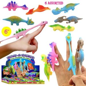 Introducing our vibrant fundraising collection: the Dino Stretch Finger Friends! This delightful set features six colorful, stretchy dinosaur toys that double as fun finger-wear. Perfect for sparking joy and imagination, these little dinos are a hit with kids and collectors alike. Each set comes beautifully packaged with an eye-catching illustration at the bottom, sure to captivate attention and boost your holiday fundraiser success. Elevate your school or organization's fundraising efforts by offering this playful addition to your catalog today!.
