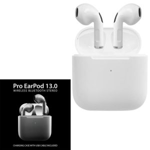 Introducing the Pro EarPod 13.0 – a sensational addition to your holiday fundraiser catalog that will have everyone buzzing! These sleek white wireless earbuds come nestled in their own stylish charging case, transforming everyday audio experiences into pure delight. Perfect for music lovers and tech enthusiasts alike, the Pro EarPod 13.0 boasts a seamless blend of convenience and cutting-edge technology. Capture the attention of buyers with this standout item, enhanced by its attractive branding and complete with a handy USB charging cable. As part of our exclusive range, these earbuds are not just about superior sound quality; they represent an easy way for supporters to contribute towards your fundraising goals while enjoying an exceptional product. Make sure you include the Pro EarPod 13.0 in your next catalog – it's the perfect choice for those looking to blend style with functionality, all while supporting your organization during this festive season!.