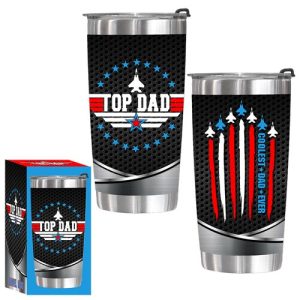 Introducing our exclusive travel mug duo, perfect for boosting your holiday fundraiser! Delight your supporters with our "Top Dad" and "Coolest Dad Ever" travel mugs, each adorned with dynamic airplane graphics. These high-quality mugs are ideal gifts that convey appreciation and style. Displayed alongside elegant packaging, they make for a thoughtful offering in your fundraising catalog that's sure to soar in popularity. Elevate your school or organization's campaign with these must-have items that seamlessly blend functionality and sentimentality!.