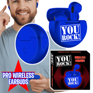 Give the gift of sound and support your school—featuring Pro Wireless Earbuds with case and box, perfect for fundraisers!.